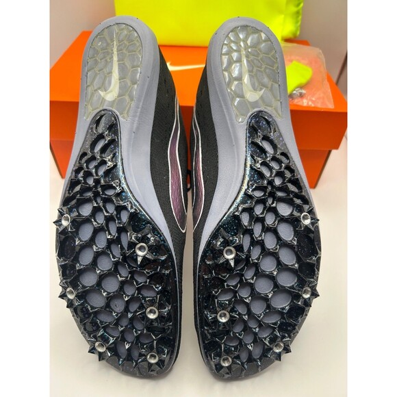 Nike Zoom Victory 3 Distance Spikes Blck/Indigo/Whte 835997-003 Sz M8, W9.5 NEW - Picture 6 of 8